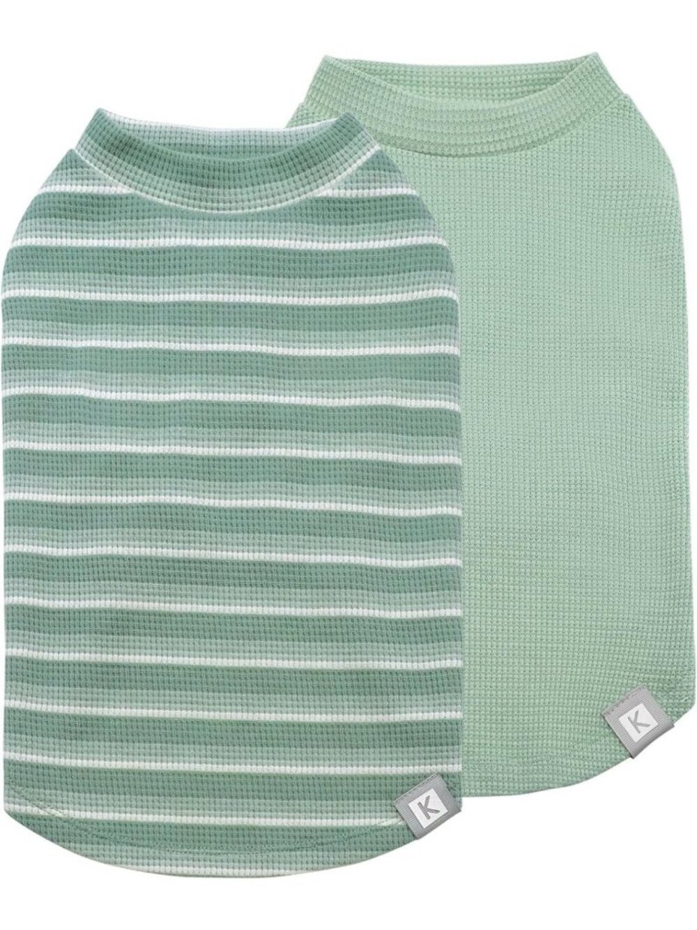 Lightweight Sleeveless Waffle Dog Shirts - Soft, Breathable Pet Tanks for Small